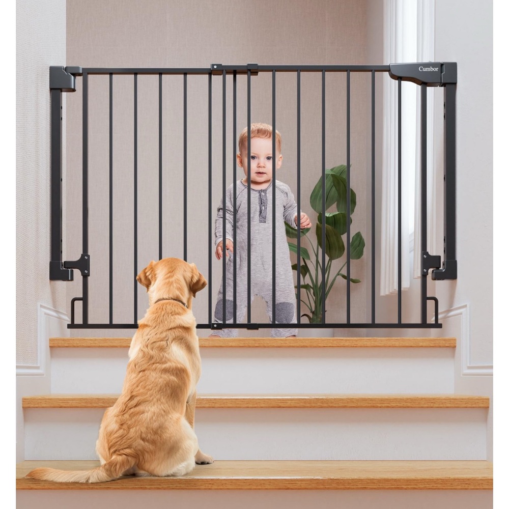 Cumbor Baby Gate in black